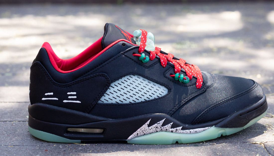 Jade Details Shine on the CLOT x Air Jordan 5 Low