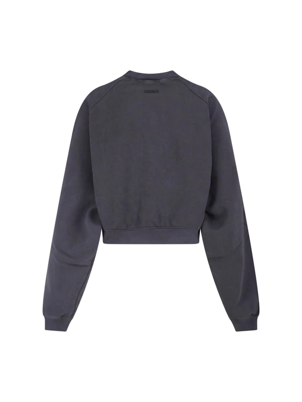 Fear of God Essentials "Campus 90'S Cropped Raglan Crewneck" Womens- Faded Black