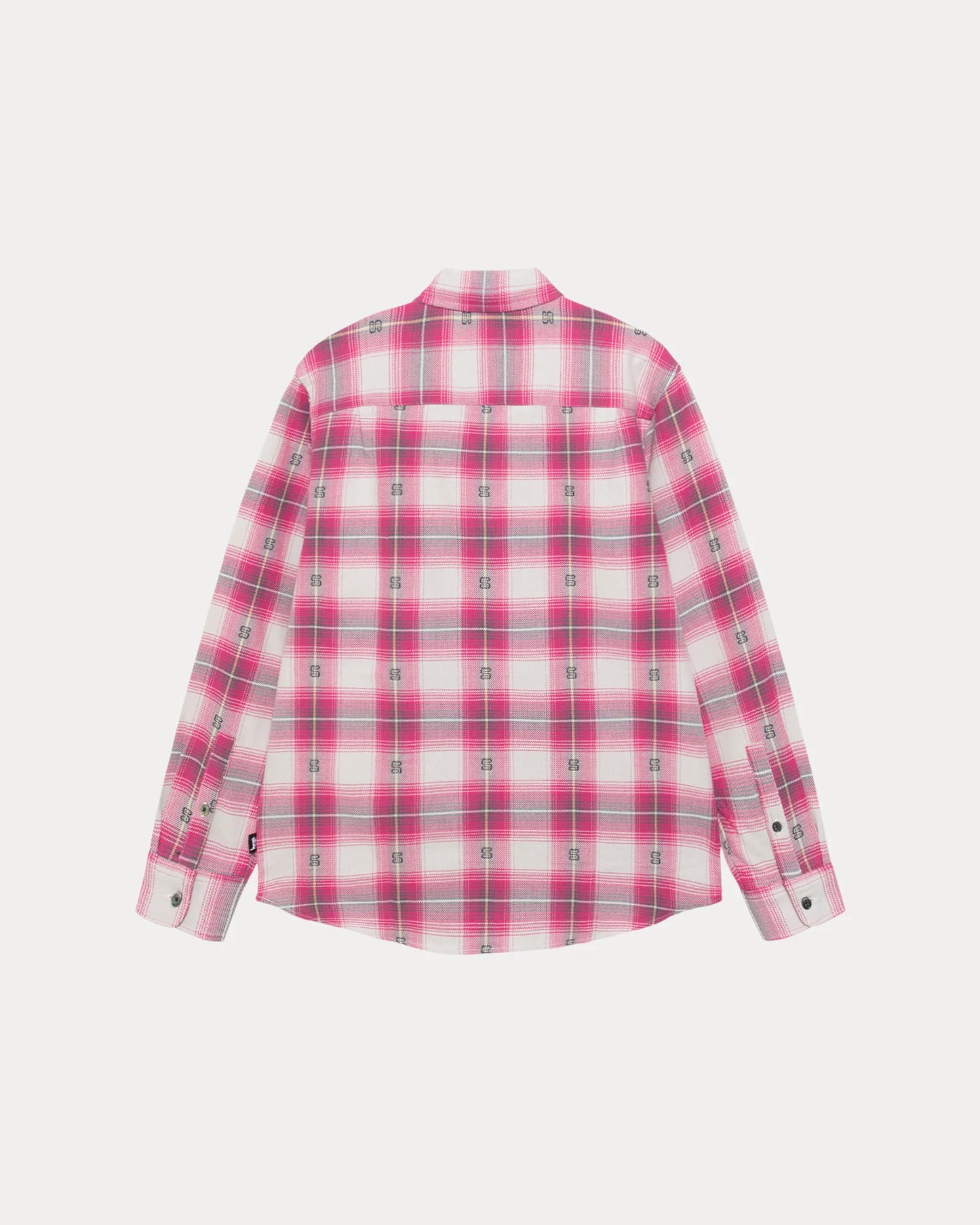 Stussy "Motif Plaid Shirt" M - Pink
