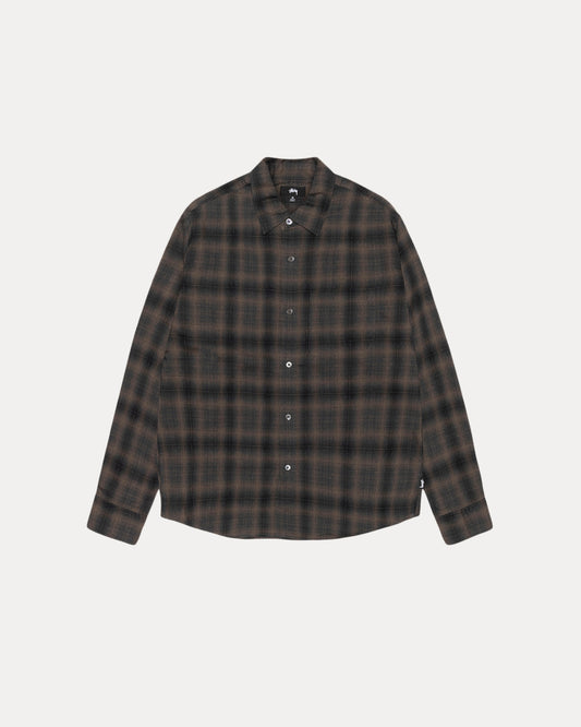 Stussy "Matthew Plaid Shirt" Mens - Brown