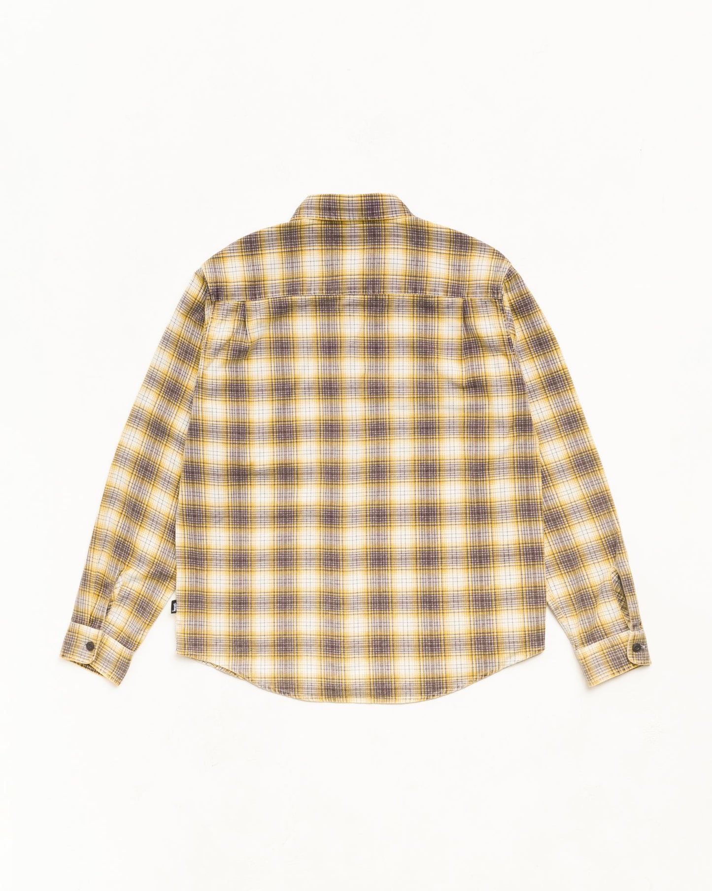 Stussy "Dax Plaid Shirt" Mens - Gold