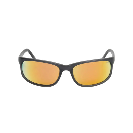 Stussy "Julian Sunglasses" - Frost Black / Orange Mirror Lens