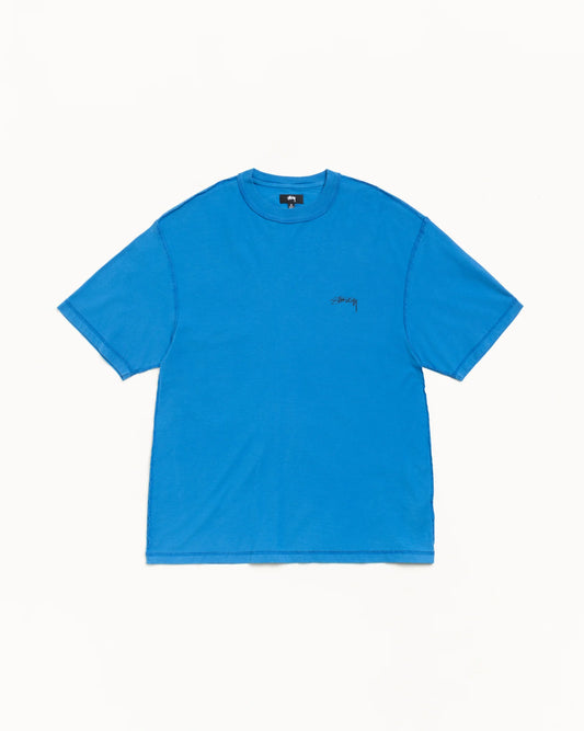 Stussy "Lazy SS Tee" Mens - Sport Blue