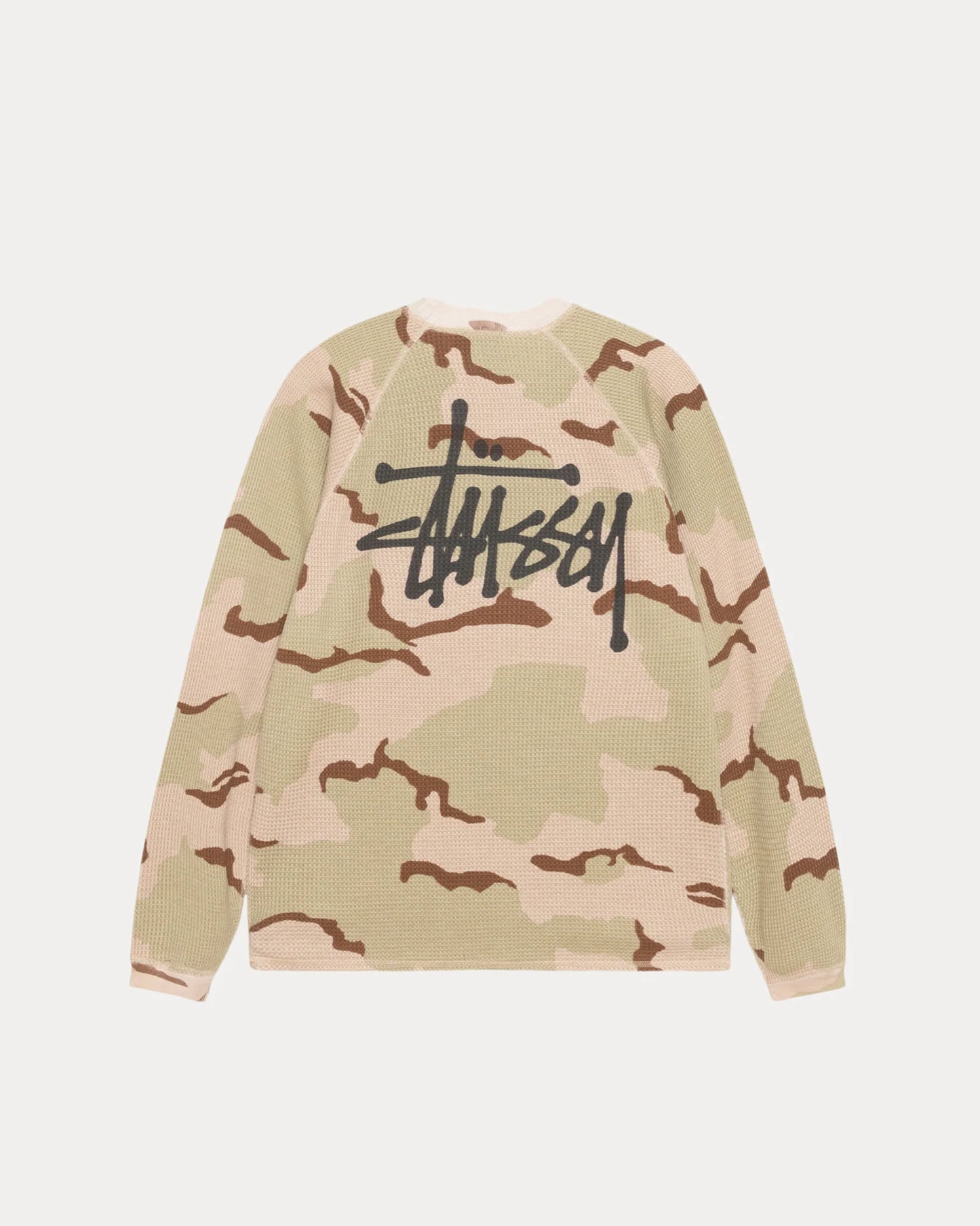 Stussy "Raglan Thermal Basic Stock" M - Sand Camo
