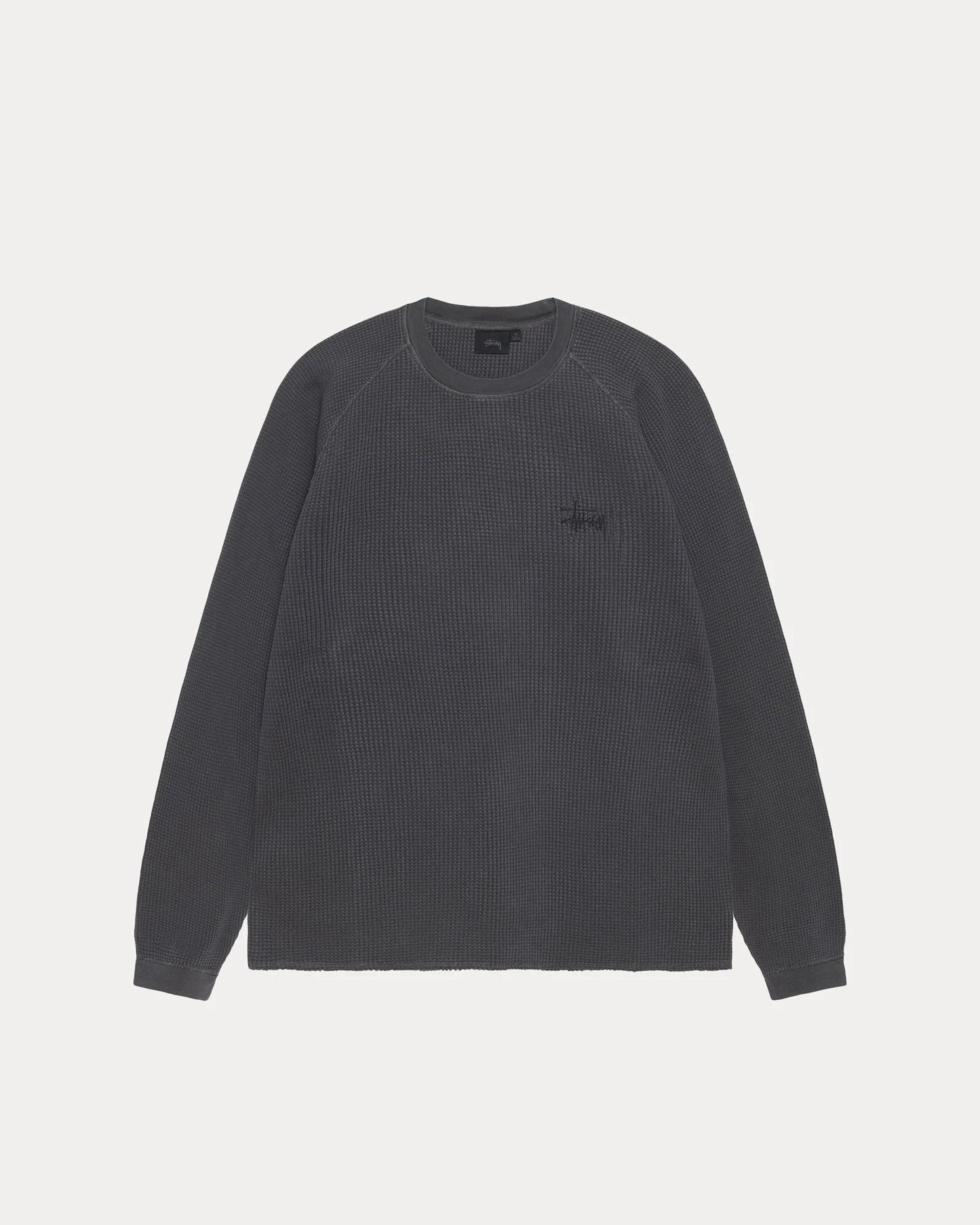 Stussy "Raglan Thermal Basic Stock" M - Washed Black