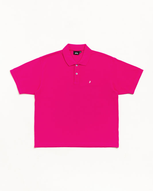 Stussy "Classic Pique Polo" Mens - Pink