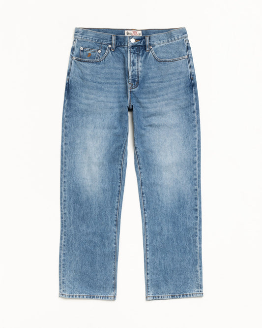 Stussy "New Classic Jean Denim" Mens - Indigo Stone Wash