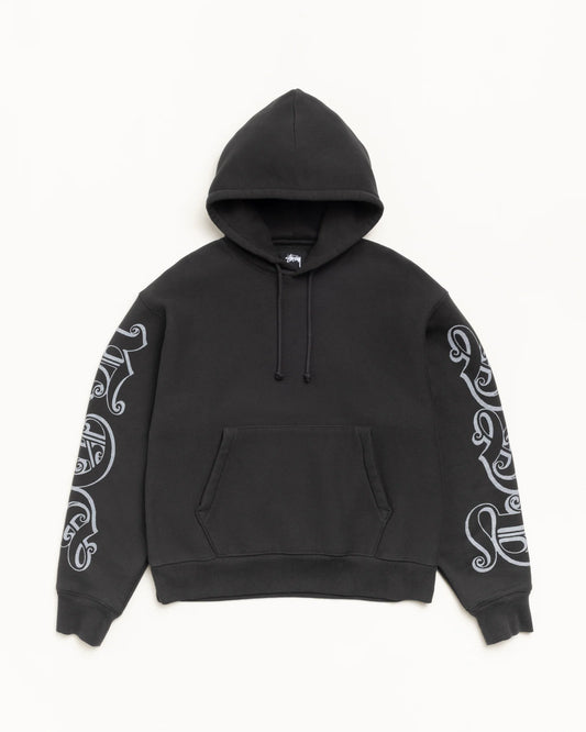 Stussy "Motif Print Hood" Mens - Black