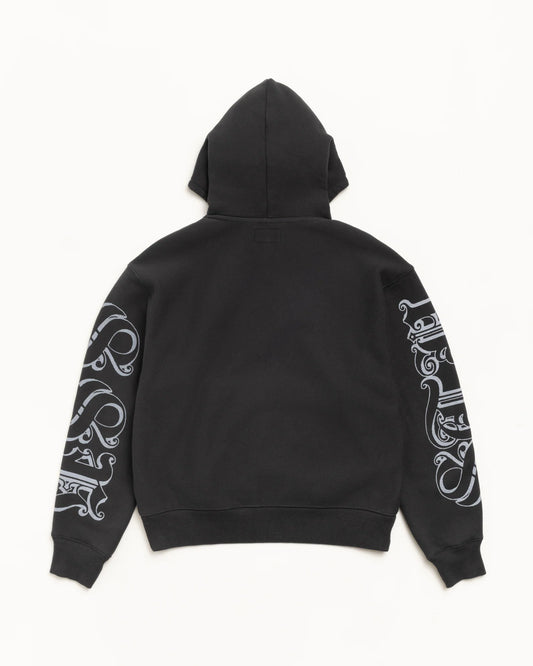 Stussy "Motif Print Hood" Mens - Black