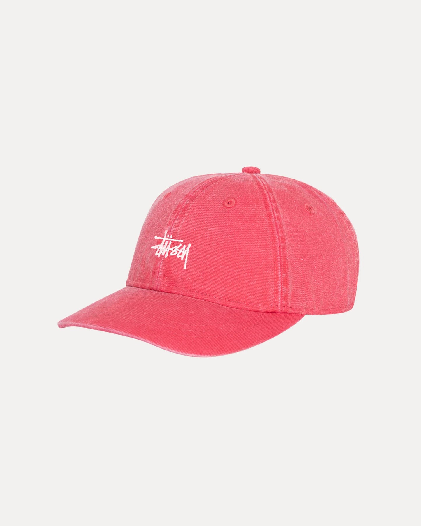 Stussy "Basic Washed Low Pro Cap" - Deep Rouge