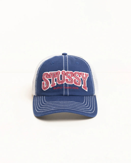 Stussy "Burley Threads Trucker" - Navy