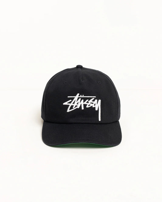 Stussy "Big Stock Mid Depth Hat" - Shadow Black
