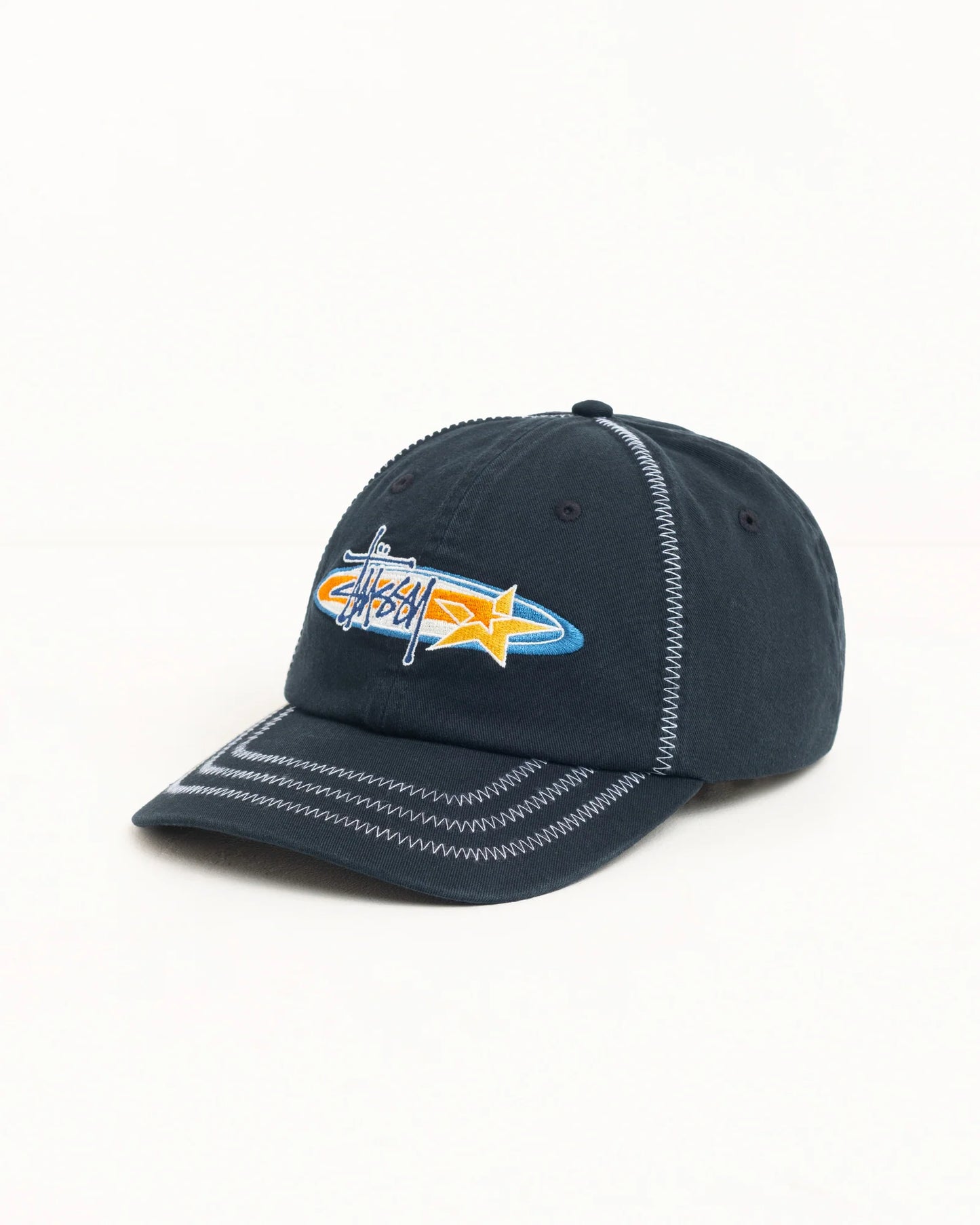 Stussy "Oval Star Cap" - Black