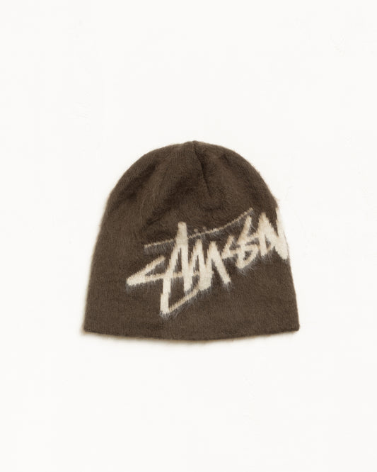 Stussy "Brushed Out Stock Skullcap"- Brown