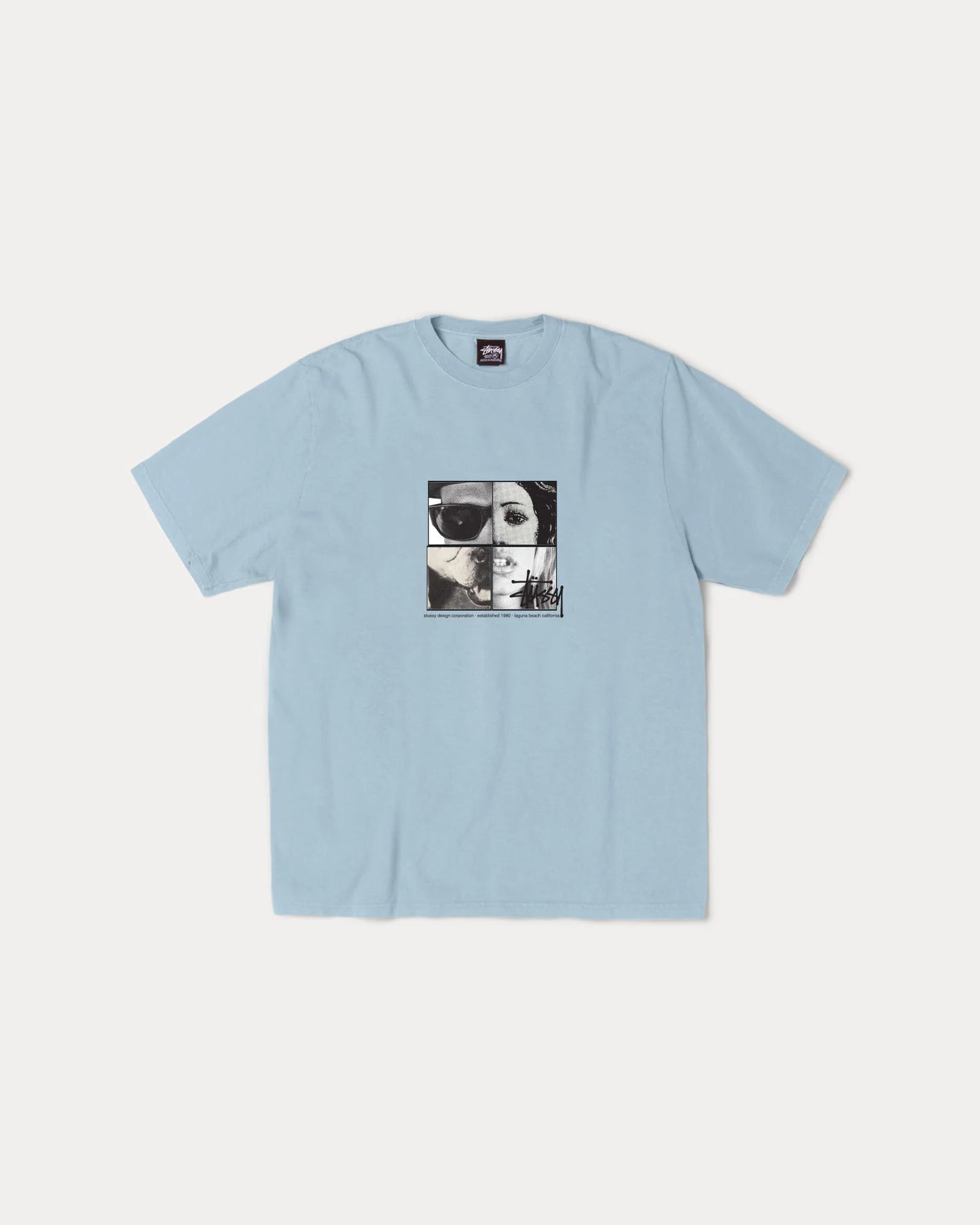 Stussy "Personalities Tee" M - Slate