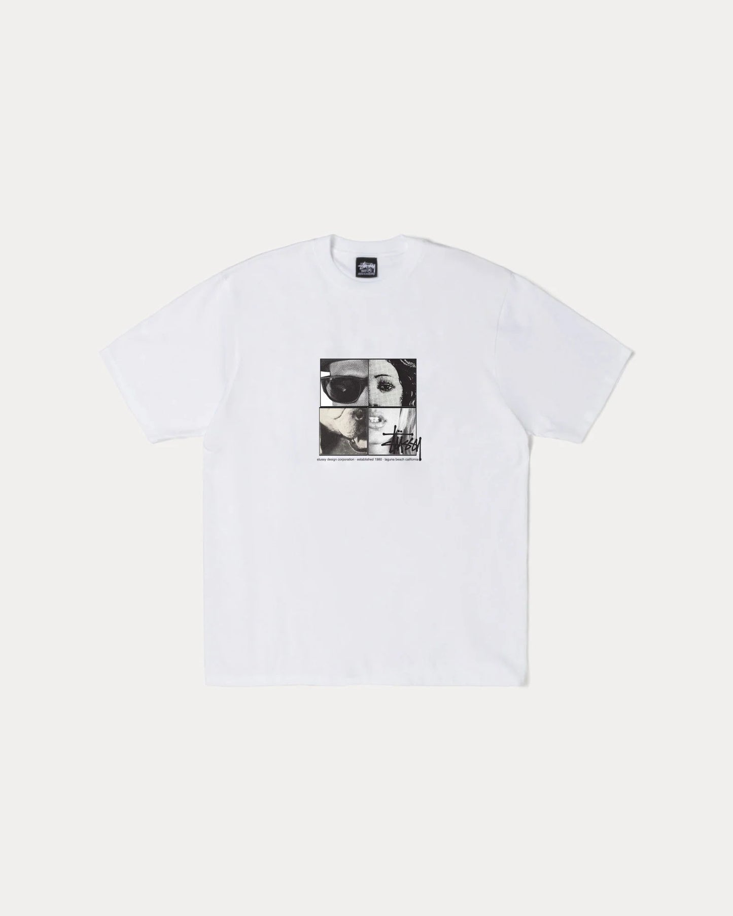 Stussy "Personalities Tee" M - White