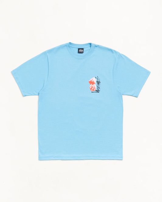 Stussy "Tall Dice Tee" Mens - Sky Blue