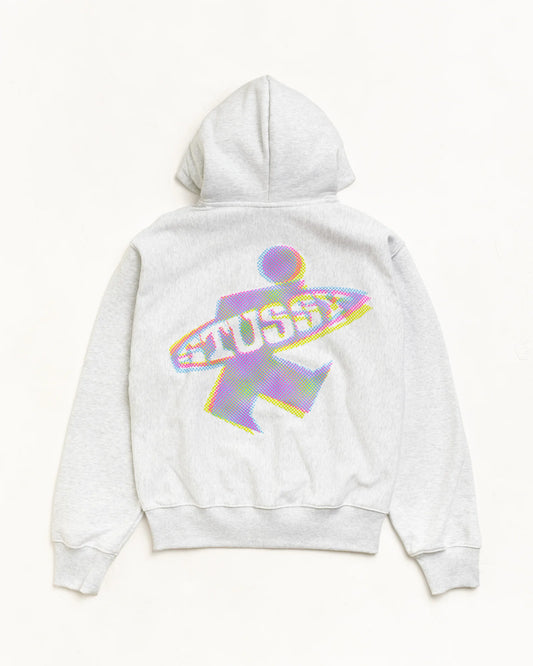 Stussy "Dot Surf Zip Hood" Mens - Ash Heather