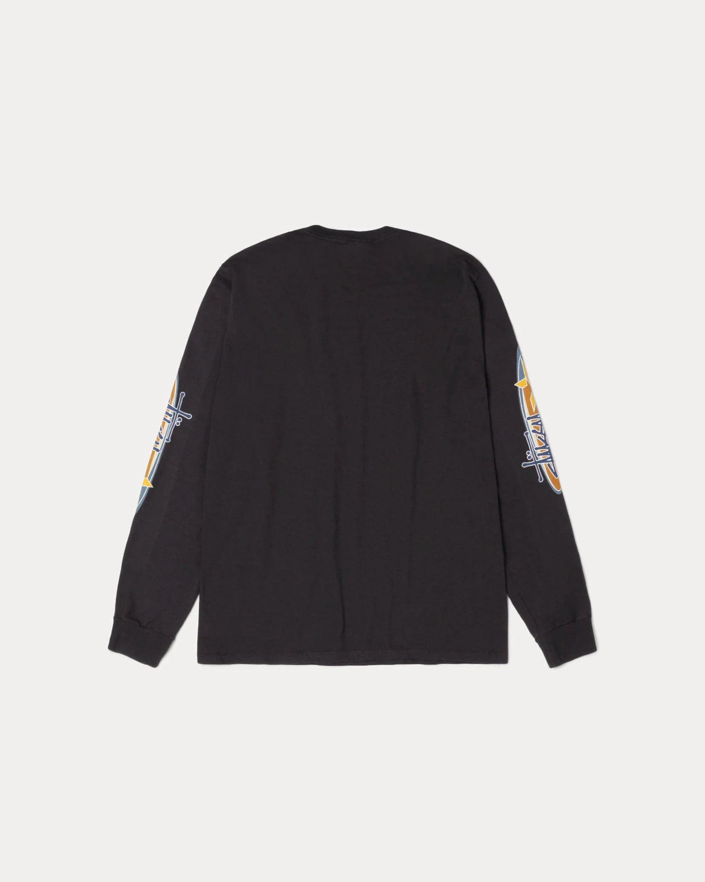 Stussy "Two Star Pig. Dyed LS Tee" M - Faded Black