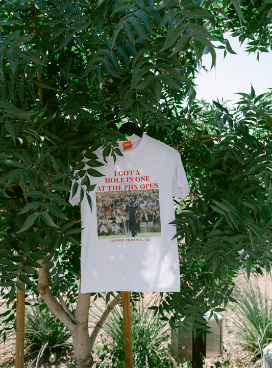 Manor "Hole in One" T-Shirt M - White