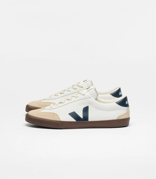 Veja "Volley O.T. Leather" Womens - White Nautico Bark