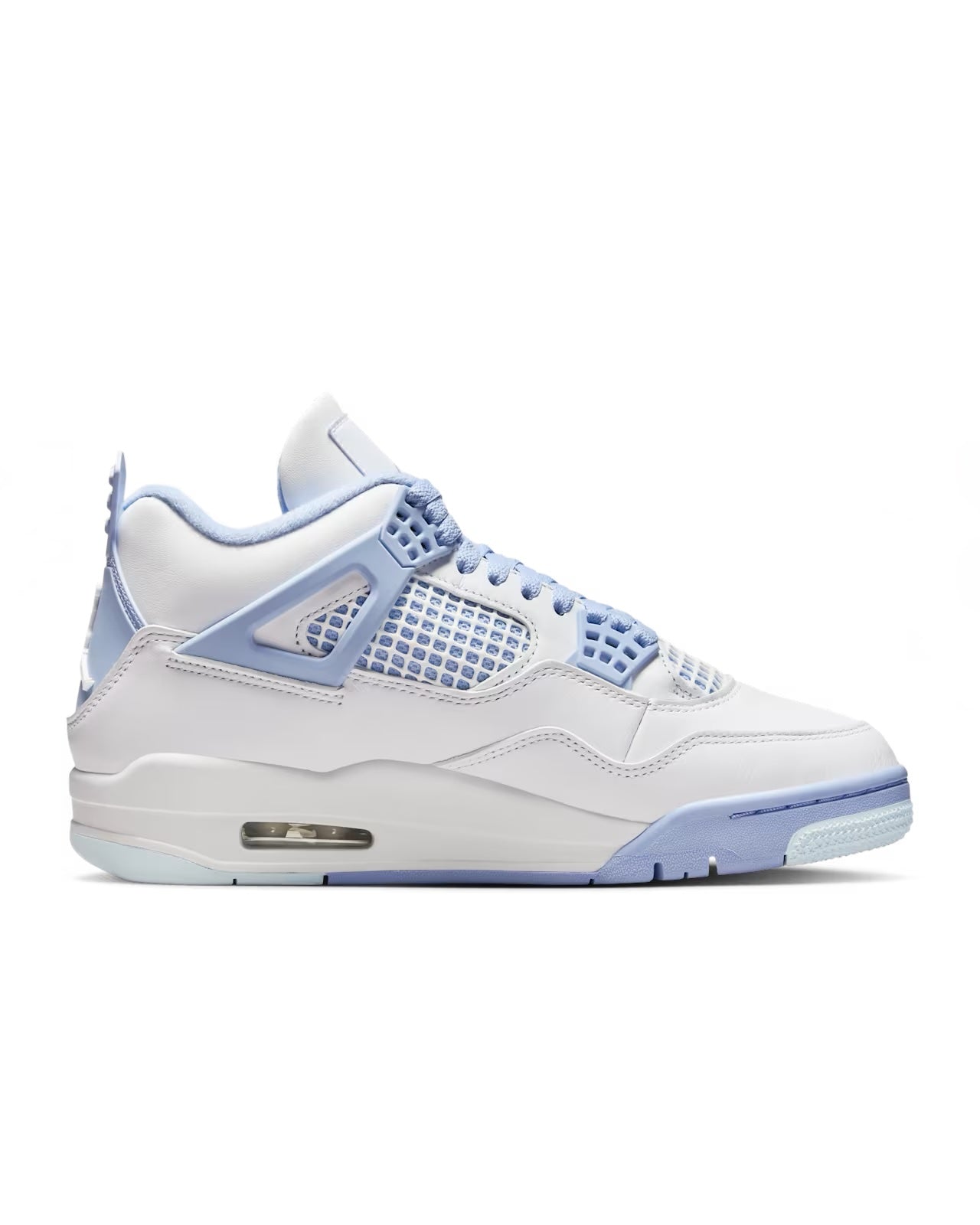 Air Jordan "Retro 4" W - White / Aluminum / Blue Tint