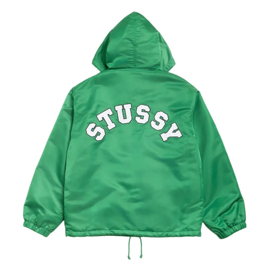 Stussy "Hooded Coaches Jacket" Mens - Green