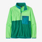 Patagonia "Microdini 1/2 Zip emb pullover" Fleece M - Gather Green