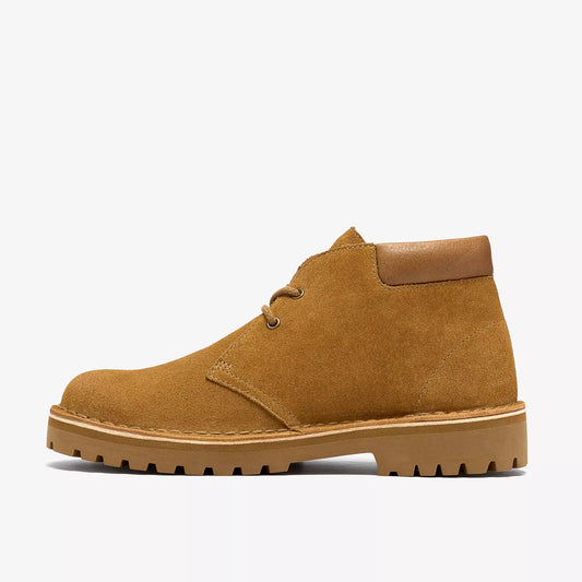 Clarks "Desert 2456 Rock Boot" Mens - Light Tan Suede