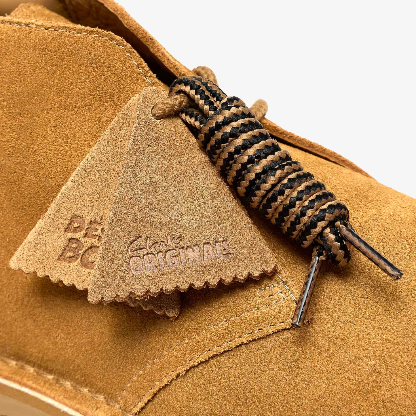 Clarks "Desert 2456 Rock Boot" Mens - Light Tan Suede