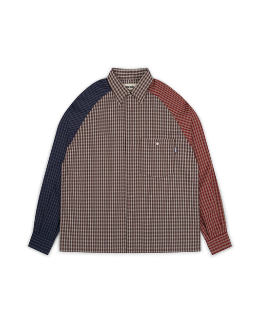 Metalwood "Frankenstein Button Up Shirt" Mens - Multicolor