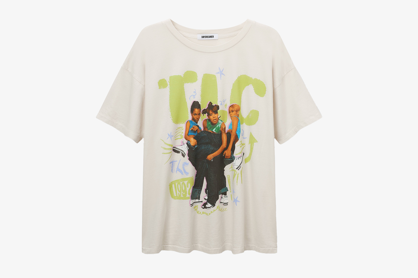 Daydreamer "TLC Kickin' It Merch Tee" W - Dirty White