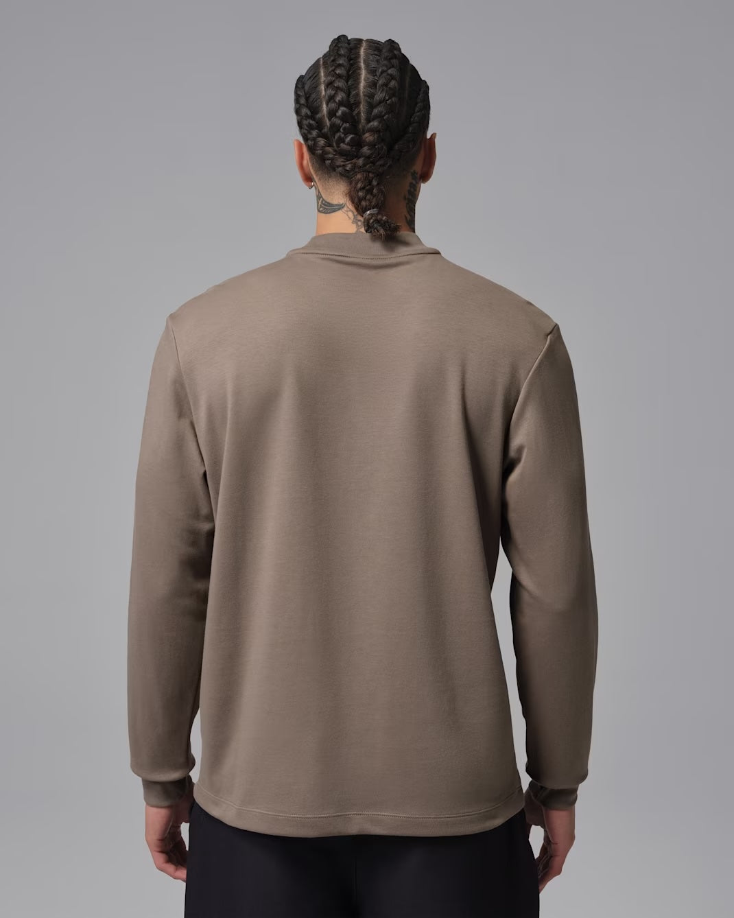 Air Jordan "Sport Dri-FIT Golf Long-Sleeve Mock Neck" Mens - Olive Grey / Anthracite