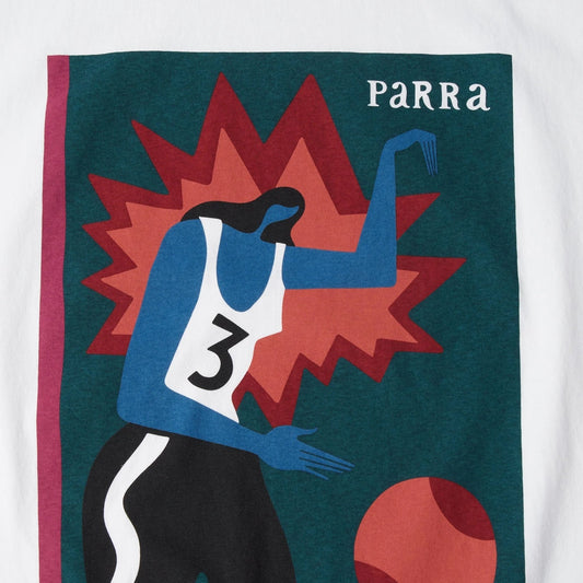 Parra "Baseketball T-Shirt" Mens - White