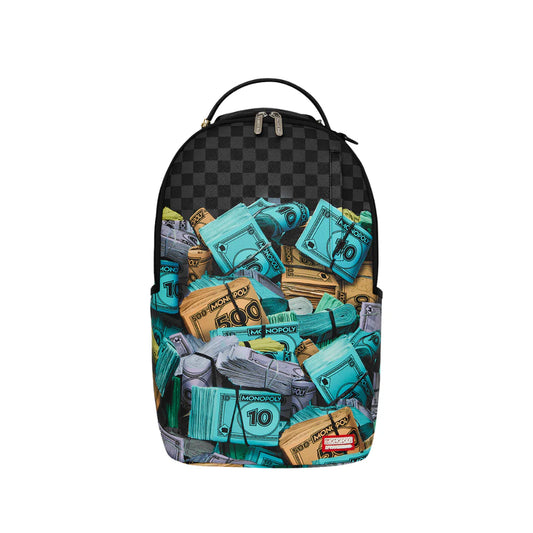 Sprayground " Monopoly Money Stacks Backpack " - Black