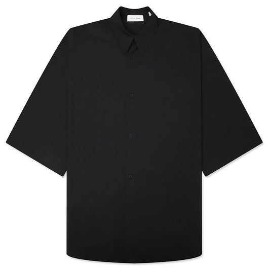 Fear of God Essentials "3/4 Sleeve Button Up Shirt" Mens - Vintage Black