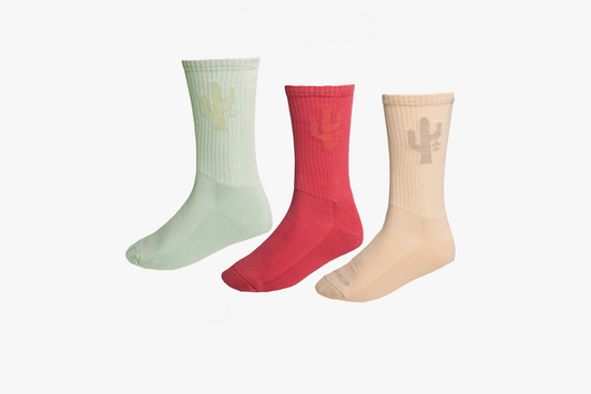 Manor "Hang Time Socks Tonal 3-Pack" - Clay / Cream / Sage