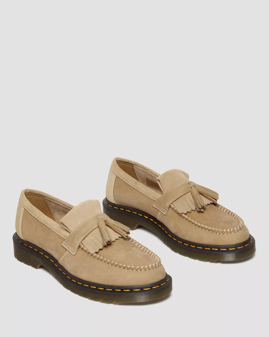 Dr. Martens "Adrian Tumbled Nubuck +EH Suede Loafers" M - Savannah Tan