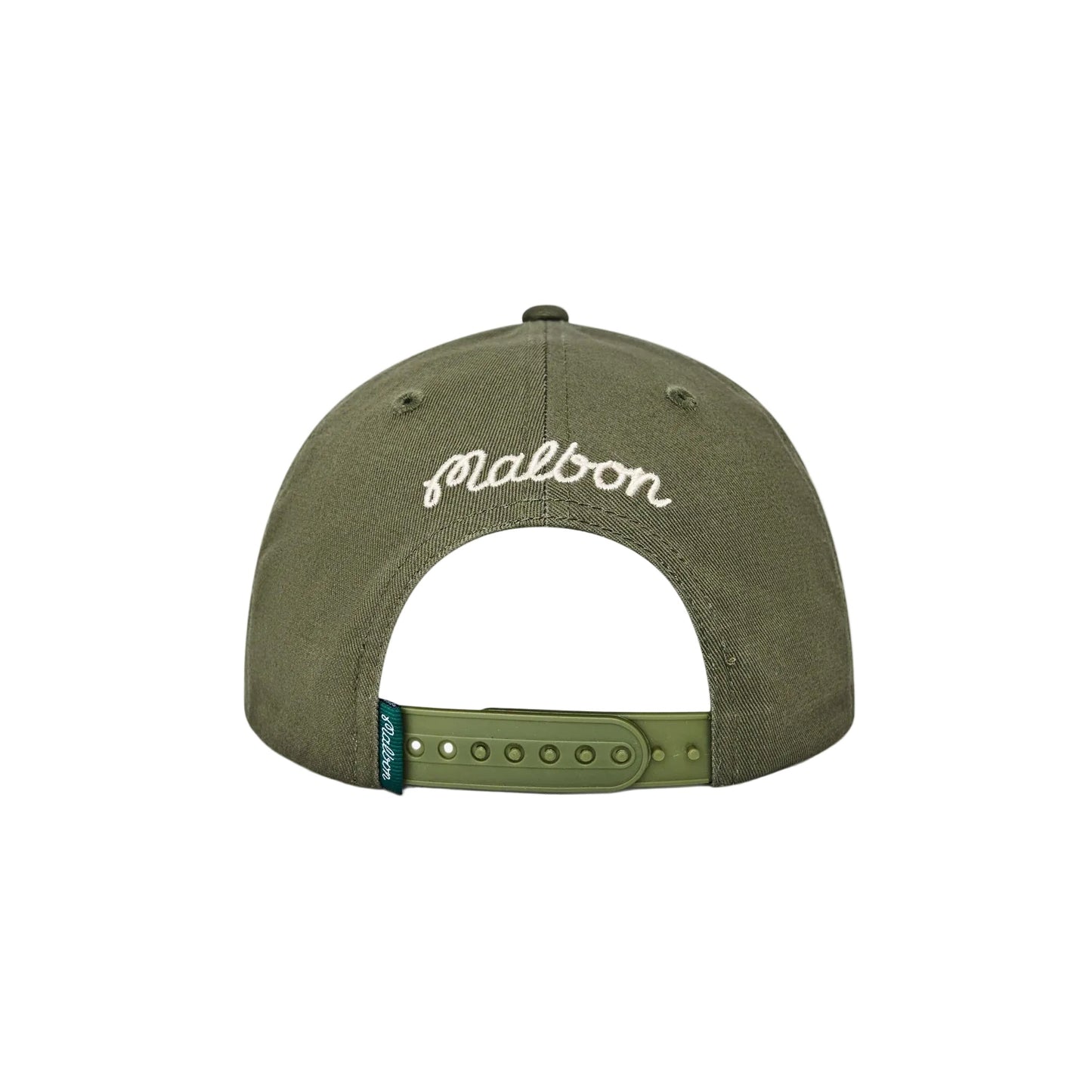 Malbon "Horizon Snapback" Mens - Olivine