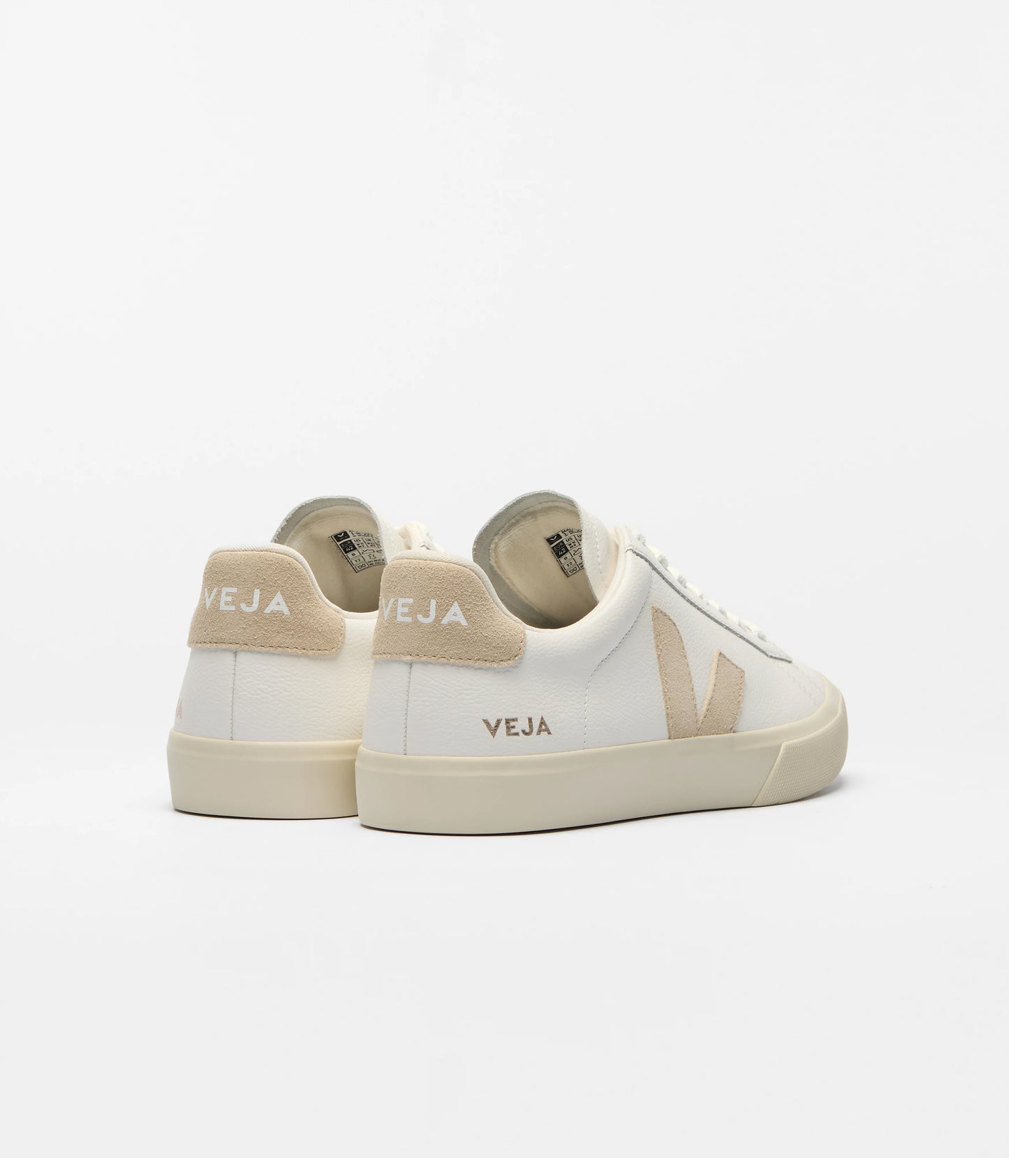 Veja "Campo Leather" Womens - Extra White Almond