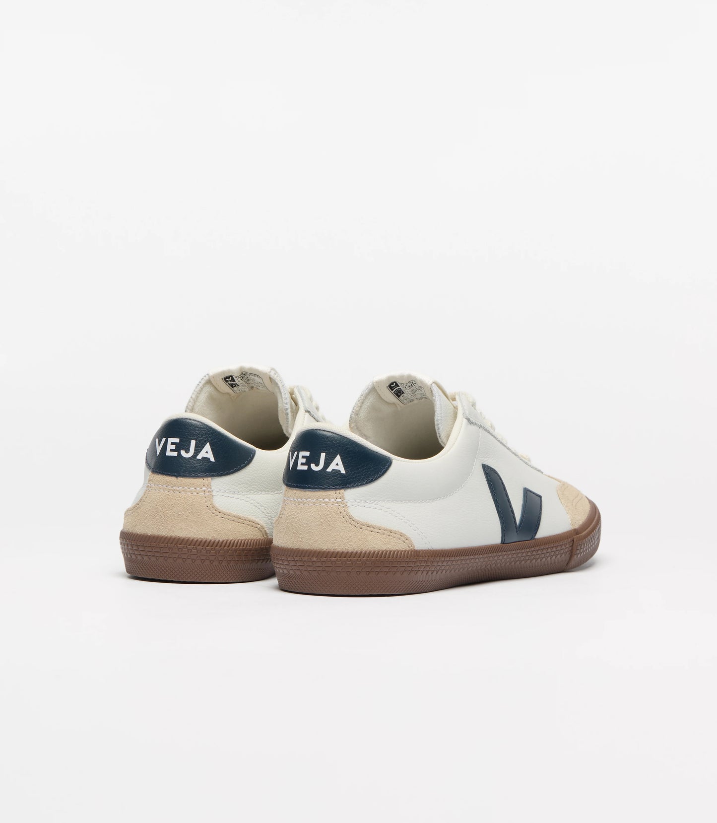 Veja "Volley O.T. Leather" Womens - White Nautico Bark