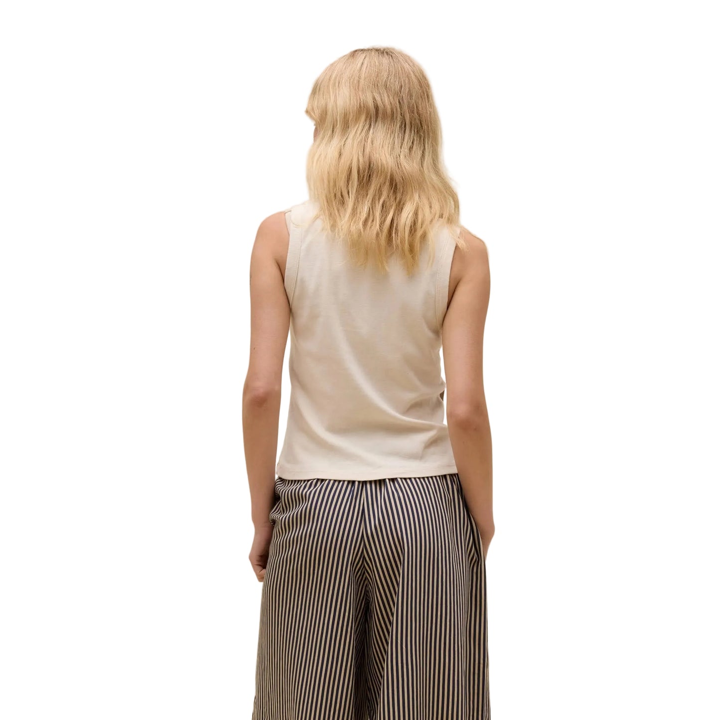 Daydreamer "Beach Camper Shrunken Tank" Womens - Dirty White