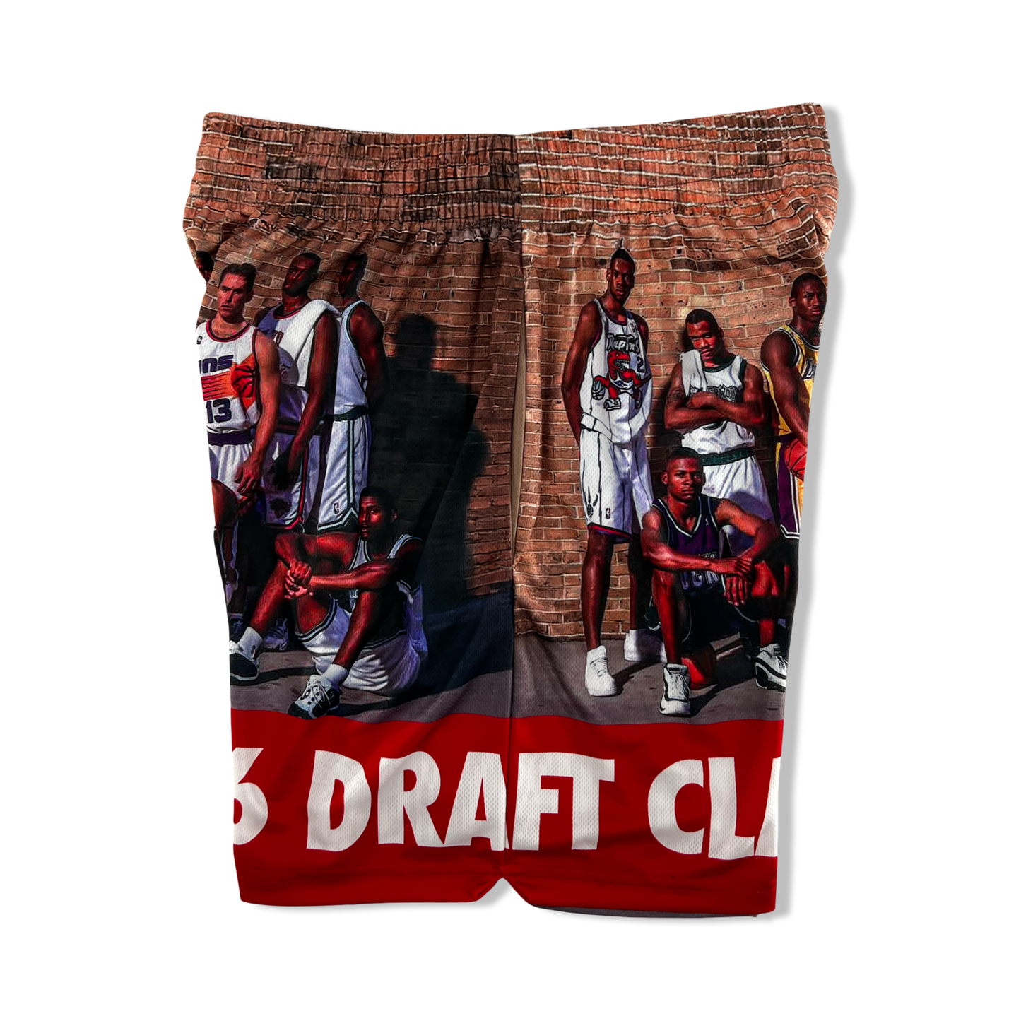 The Almanac Brand "'96 Draft Class" Kids Shorts - Brown / Red