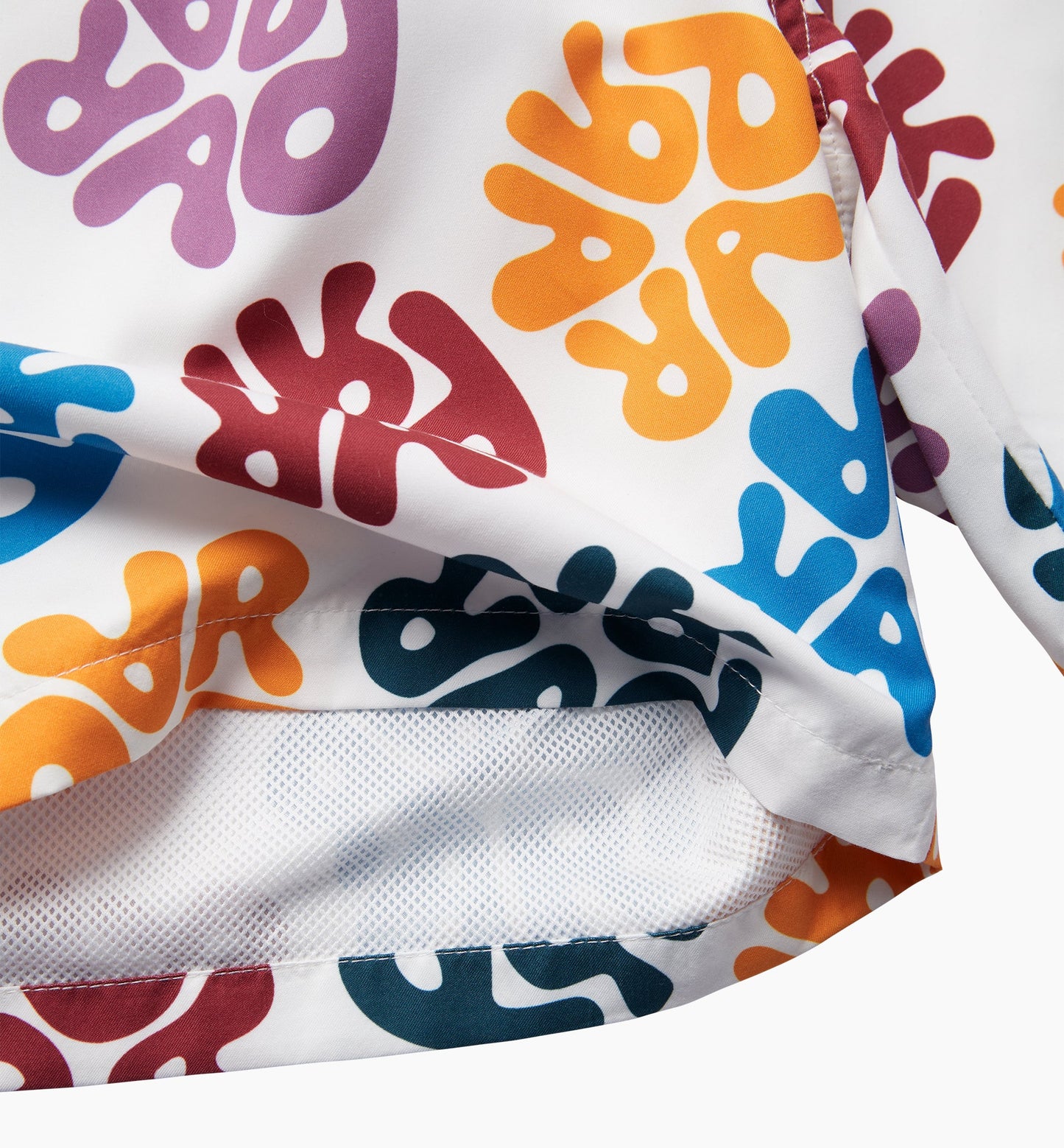By Parra "1976 Logo Swim Shorts" M - Off White
