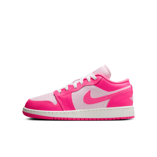 Air Jordan "1 Low" GS - Pink Foam / Hyper Pink