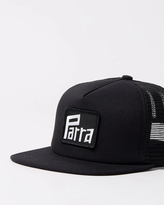 Parra "Measuring Tape Logo 5 Panel Hat" Mens - Black