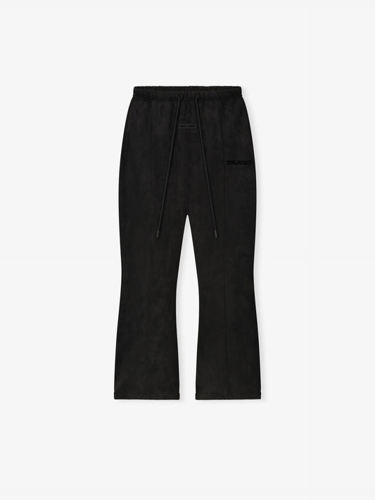 Fear of God Essentials "Suede Fleece Flare Pant" W - Vintage Black