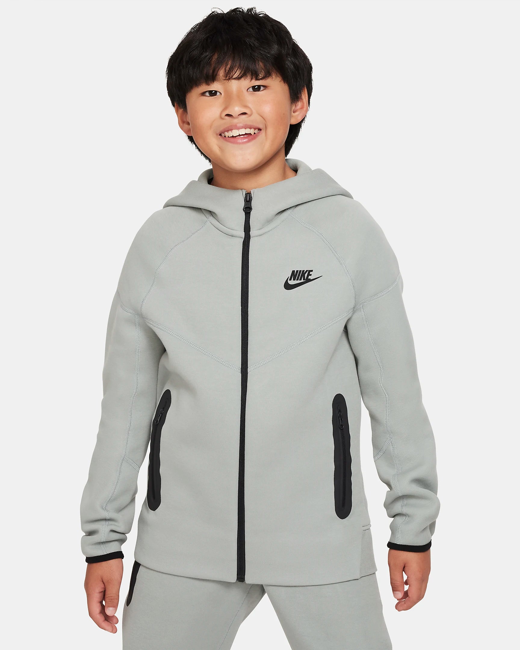 Nike Nike Sportswear Tech Fleece Big Kids' K - Mica Green / Black – Manor.