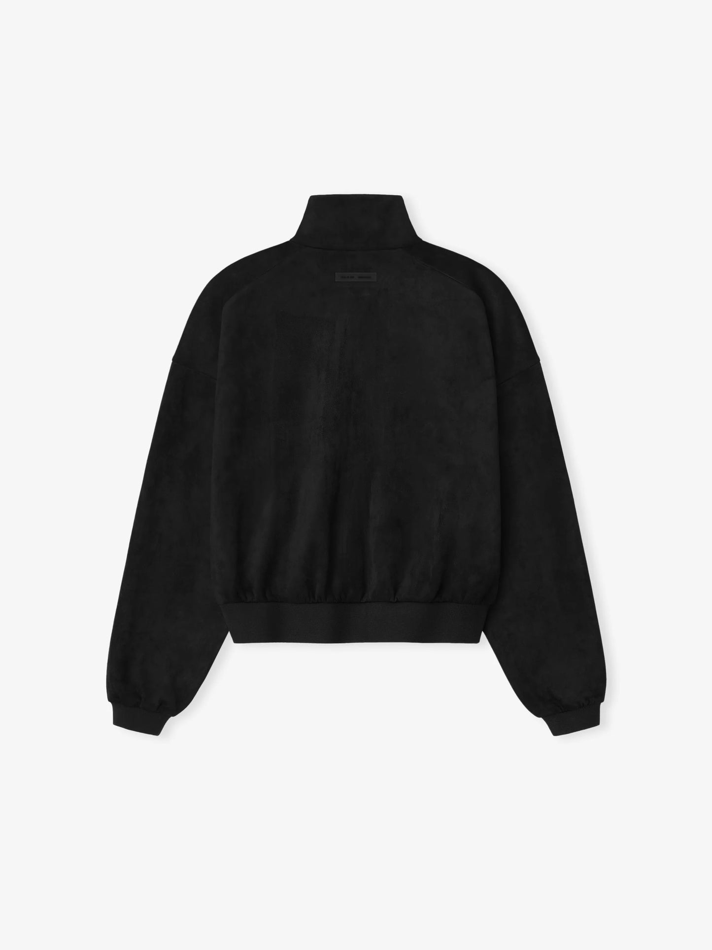 Fear of God Essentials "Suede Fleece Vintage Track Jacket" W - Vintage Black