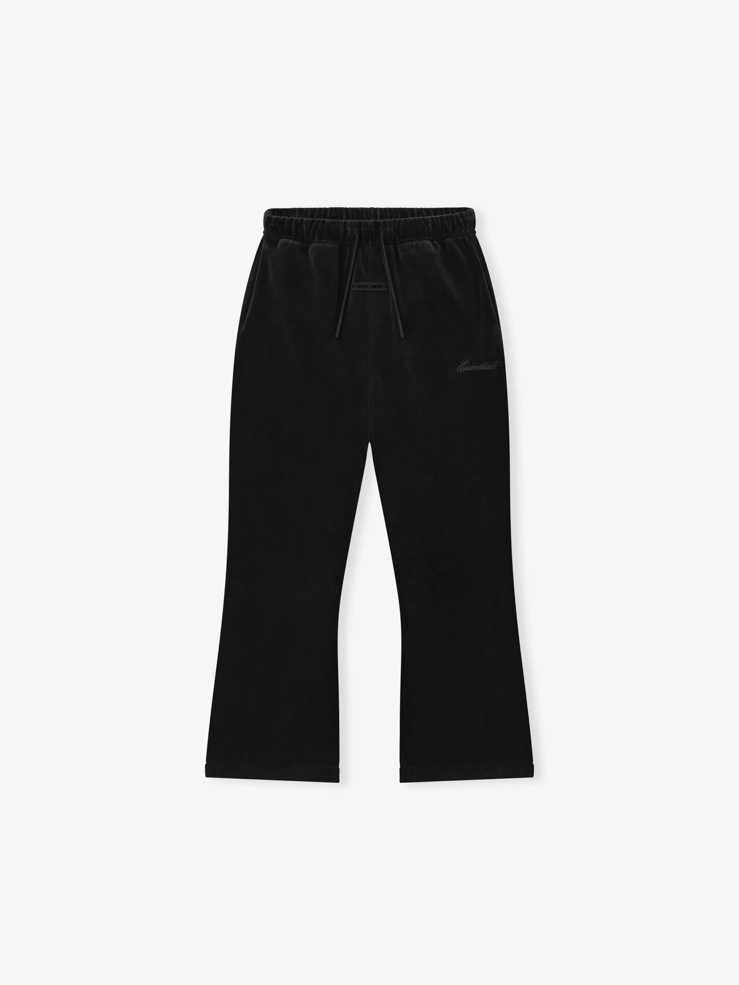 Fear of God Essentials "Velour Flare Sweatpant" K - Vintage Black